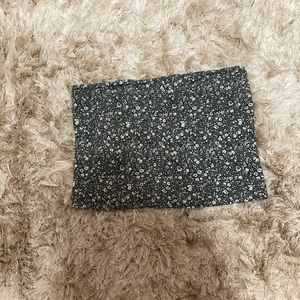 green and white tube top